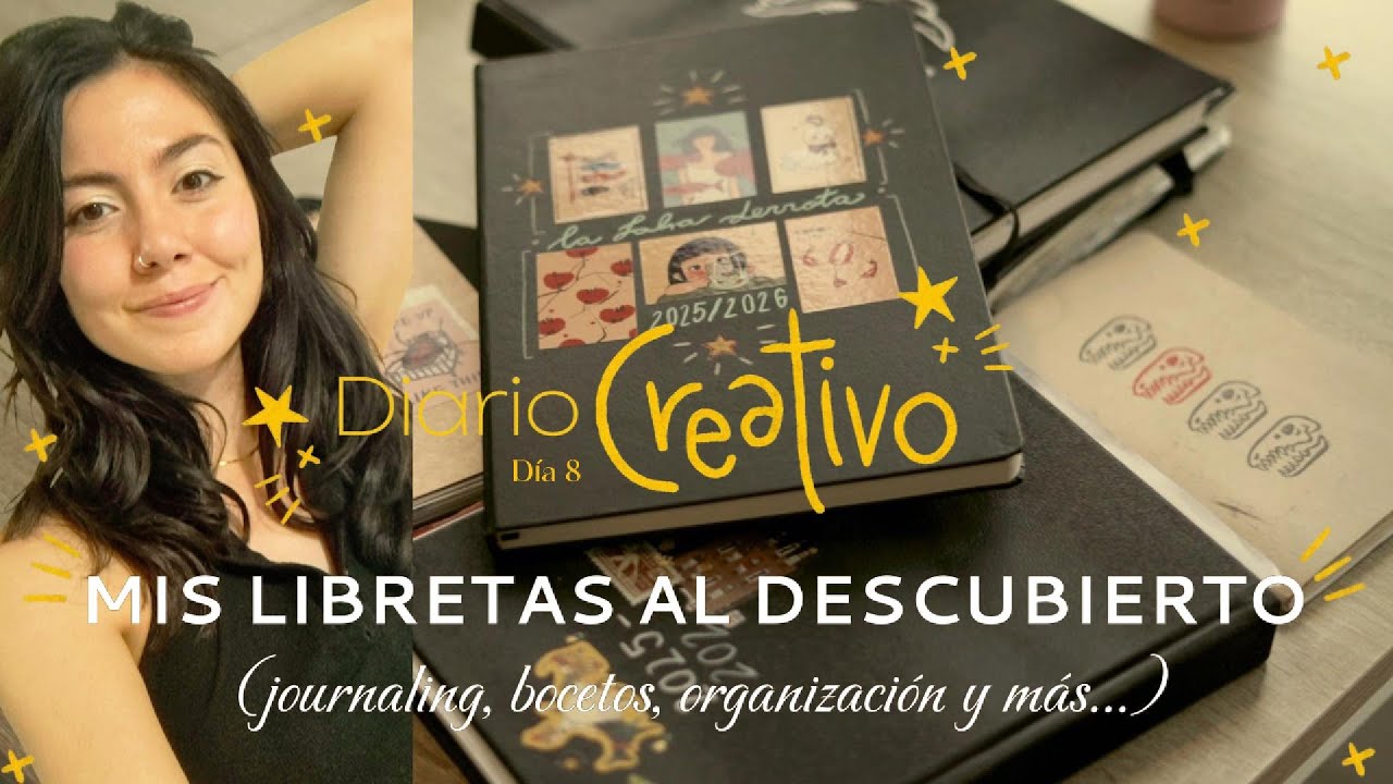 Diario Creativo D&iacute;a #8: TOUR POR MIS LIBRETAS