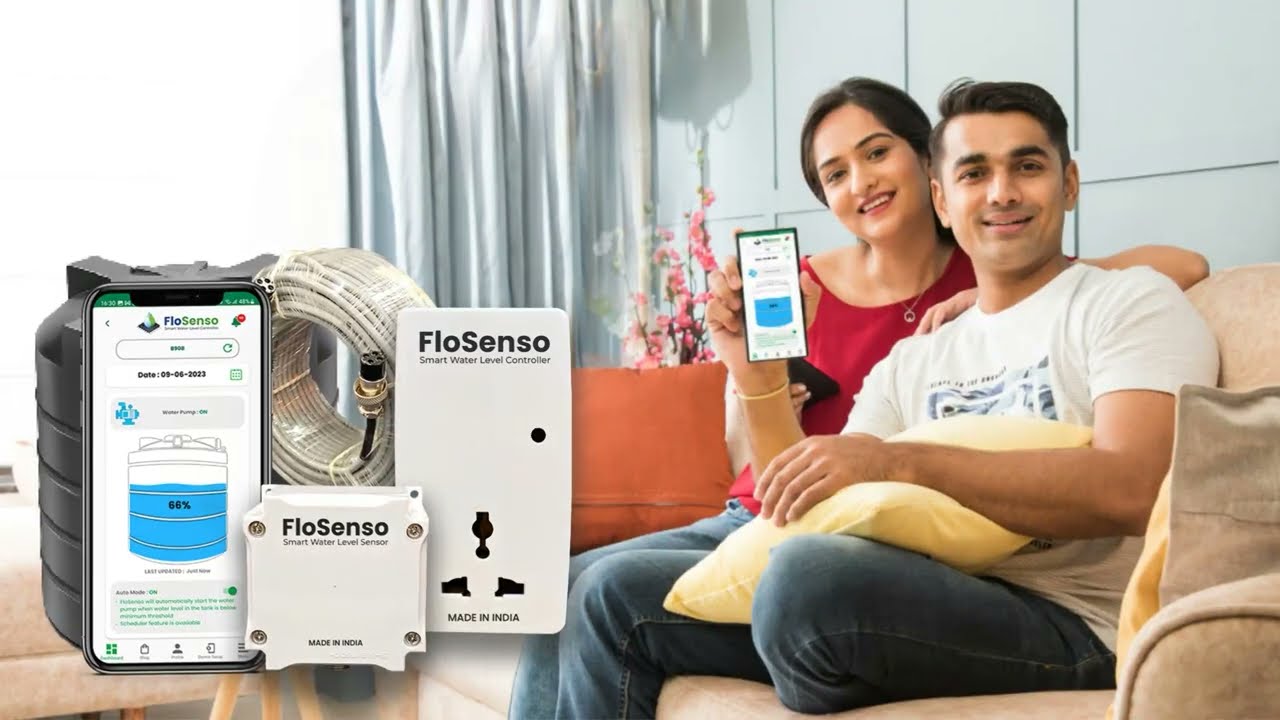 FloSenso - Smart Water Level Controller for Automatic Water Level Management