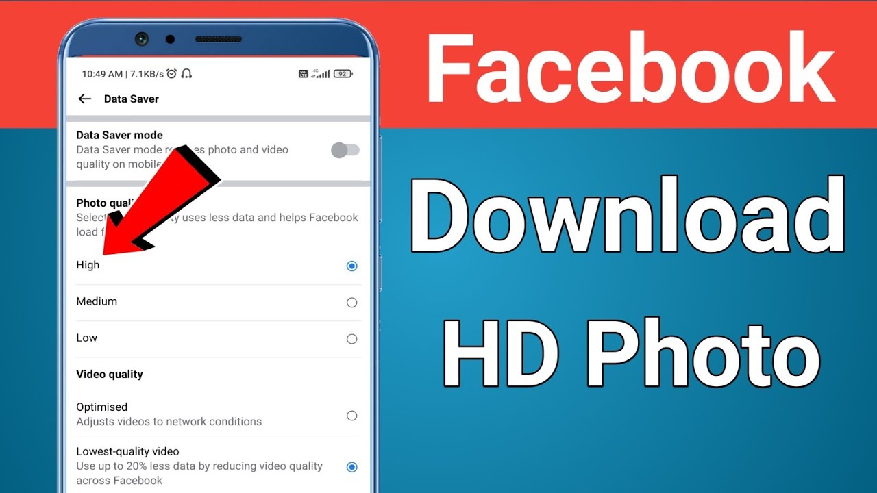 How To Download Facebook Photo In High Quality | Facebook Se Hd Photo Kaise Download Kare