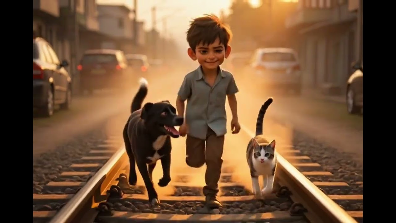 A poor boy's struggle for his sick mother and his Animals story for childrens #cartoon