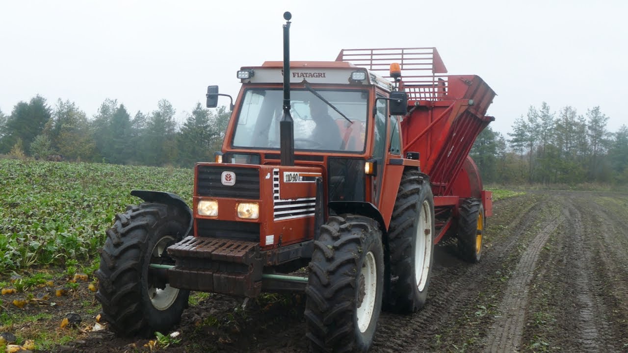FIAT AGRI 110 90 With TIM Beet Harvester