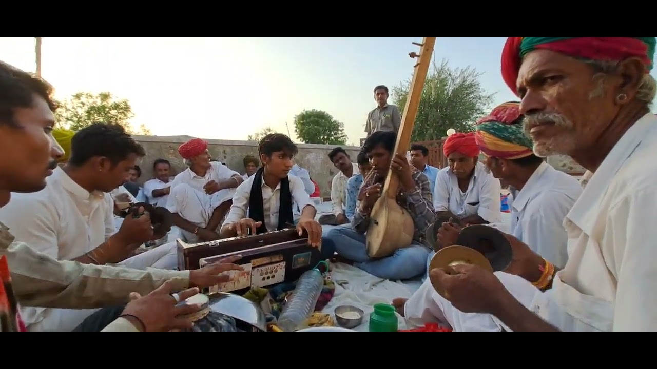 देसी विणा भजन कीर्तन गायक भमराराम लालवाणि एंड पार्टी विणा वजे निजनामरा
