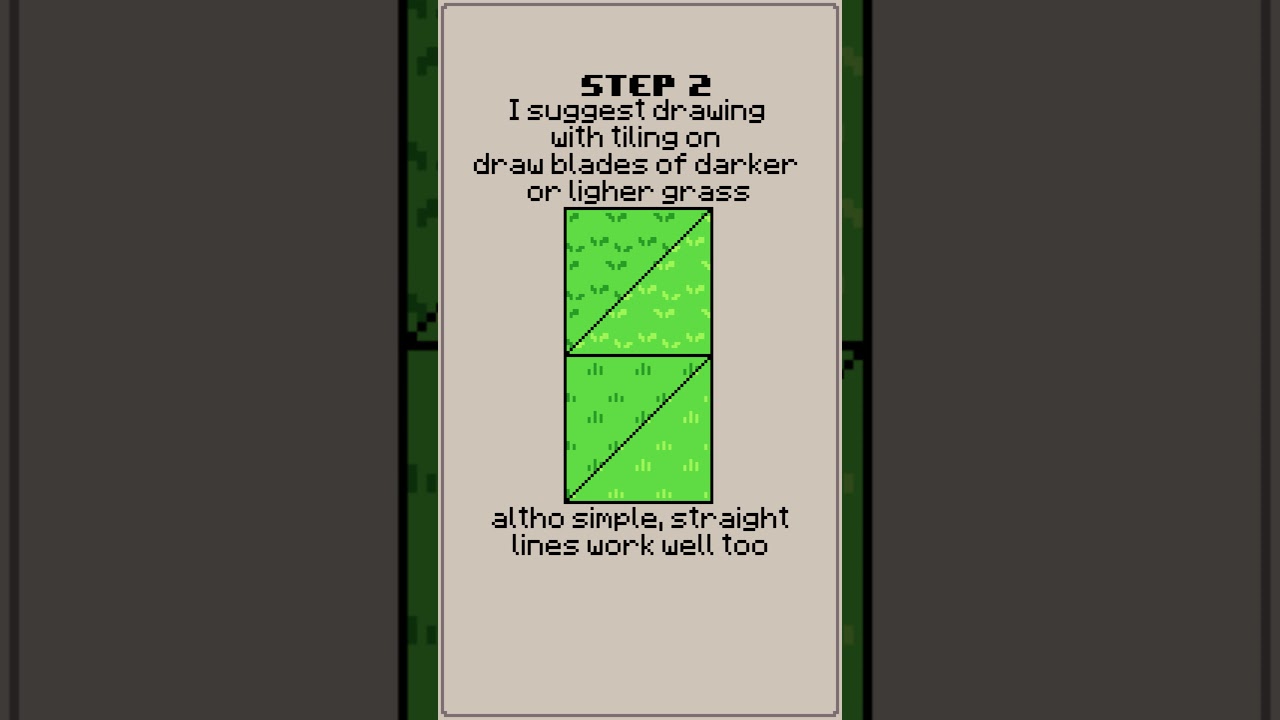 Pixel art Grass Tile [tutorial] 