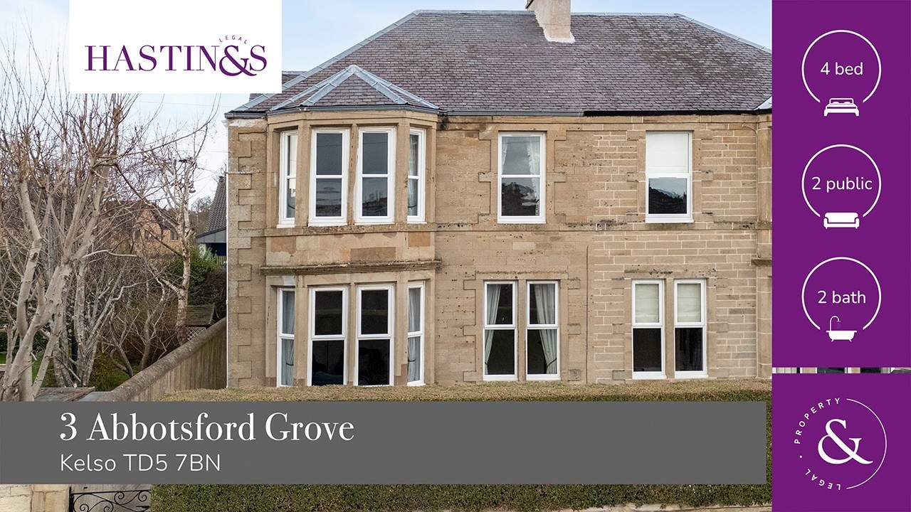 3 Abbotsford Grove, Kelso TD5 7BN