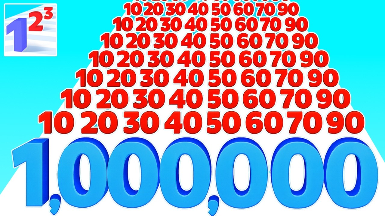 Number Master 🎯 MAX VALUE RUN! From 1 to INSANE Levels! 🧩 iOS & Android Gameplay