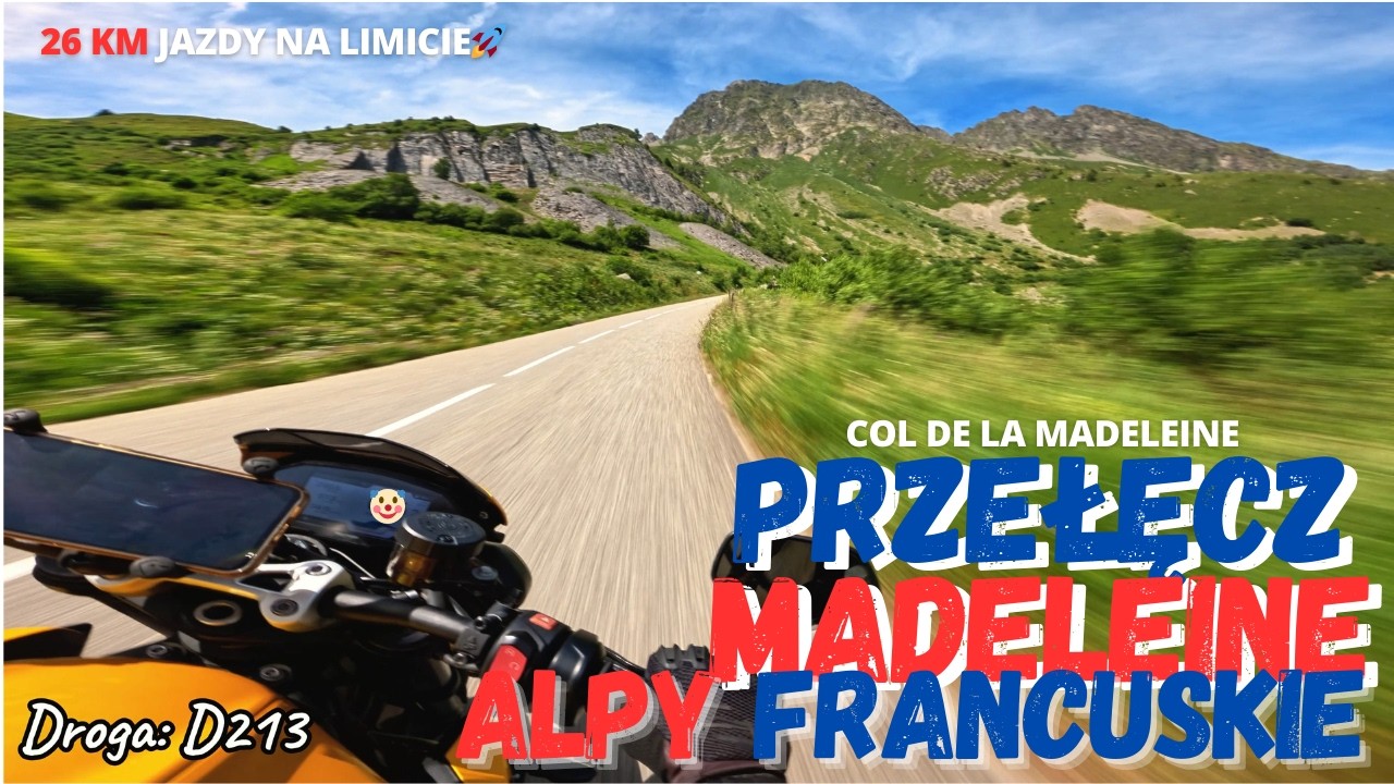Szybka jazda przez Col de la Madeleine 🏍️ I Triumph Street Triple 765 RS I Serce Alp Francuskich