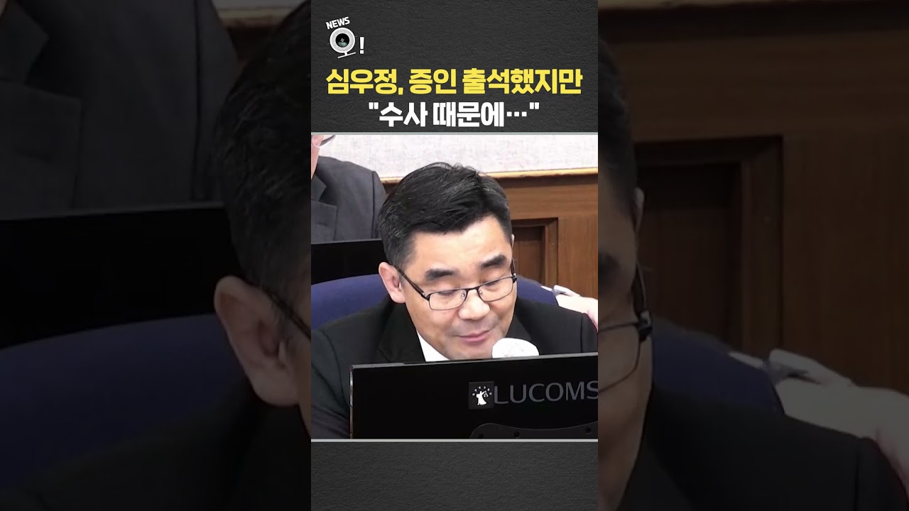 심우정, 증인 출석했지만 