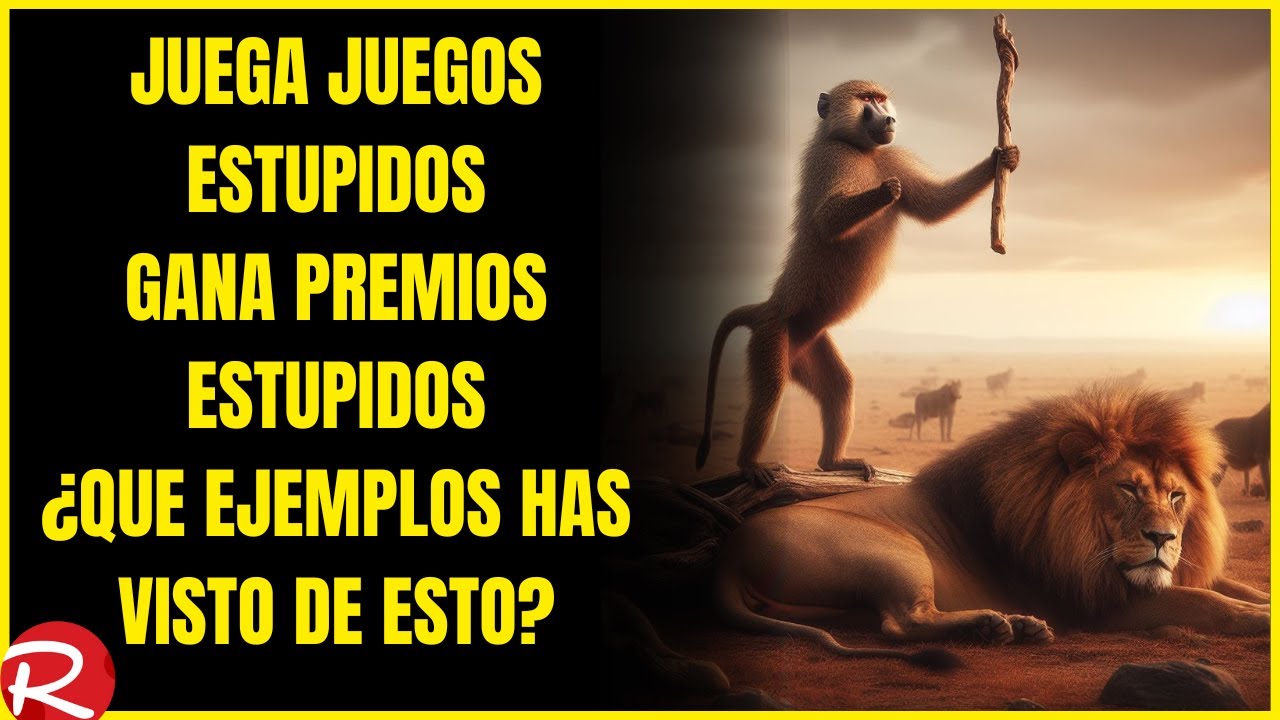 juega juegos estupidos y gana premios estupidos, que ejemplo de esto has precenciado