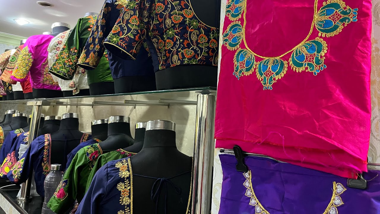 | Nidhi Fashions Embroidery Studio & Factory Bulk & Individual Orders Computerized Blouse Embroidery