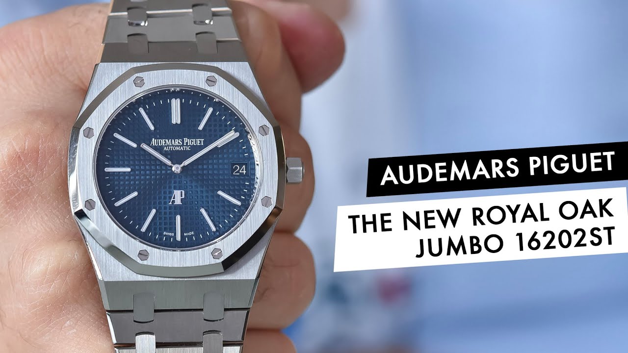 ОБЗОР: Новые часы Audemars Piguet Royal Oak Jumbo Extra-Thin 16202ST и сравнение с 15202ST