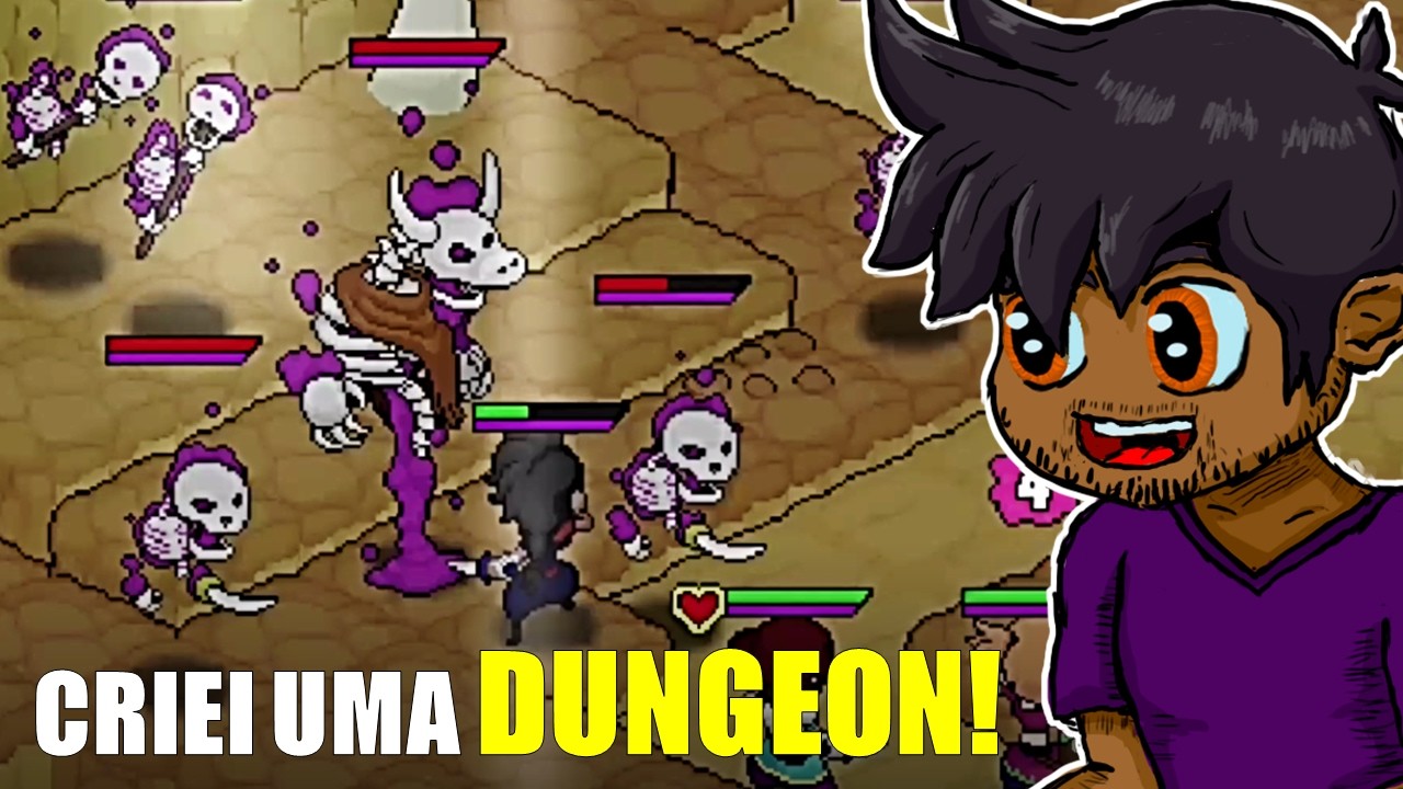 Criei uma DUNGEON do ZERO para meu RPG TÁTICO!