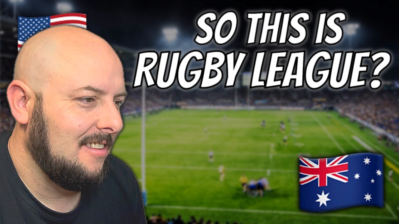 American Reacts to Russell Crowe Explaining Rugby League 🇦🇺