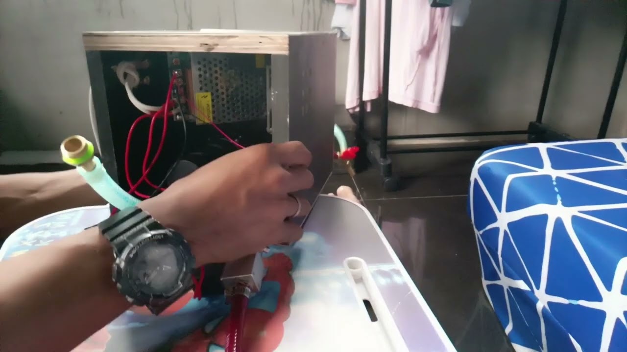 pag install ng pyesa para sa foaming machine, at pano i connect ang compressor...