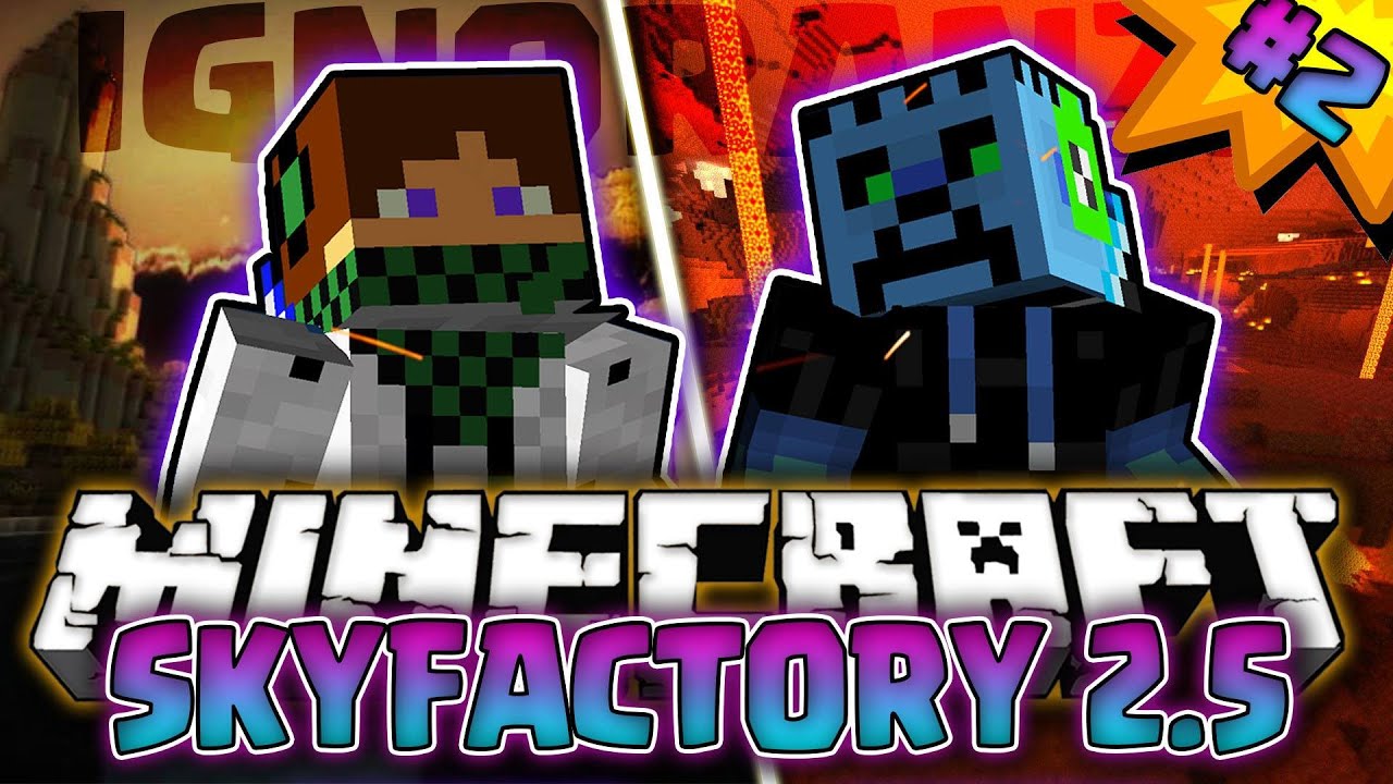 Minecraft Sky Factory 2.5 #2 - Primi materiali e Mob Spawner w/ Marcy