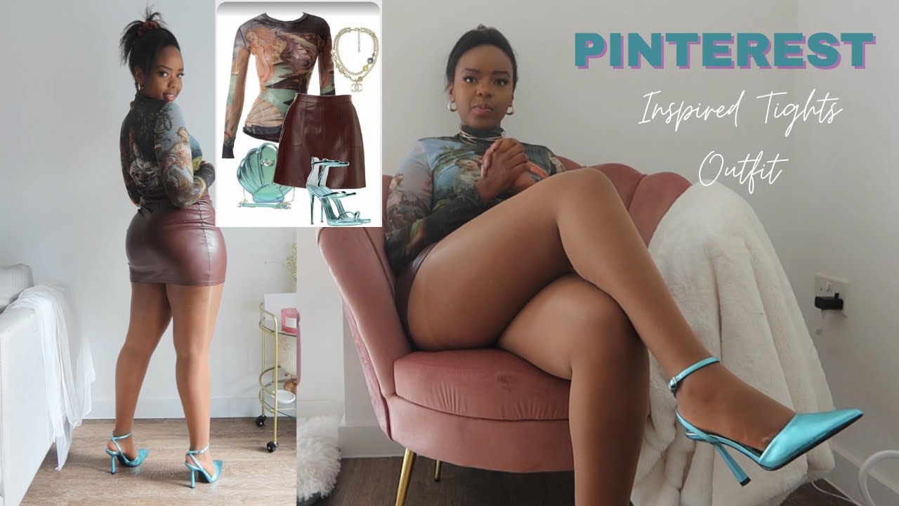 Наряд с колготками, вдохновленный Pinterest!