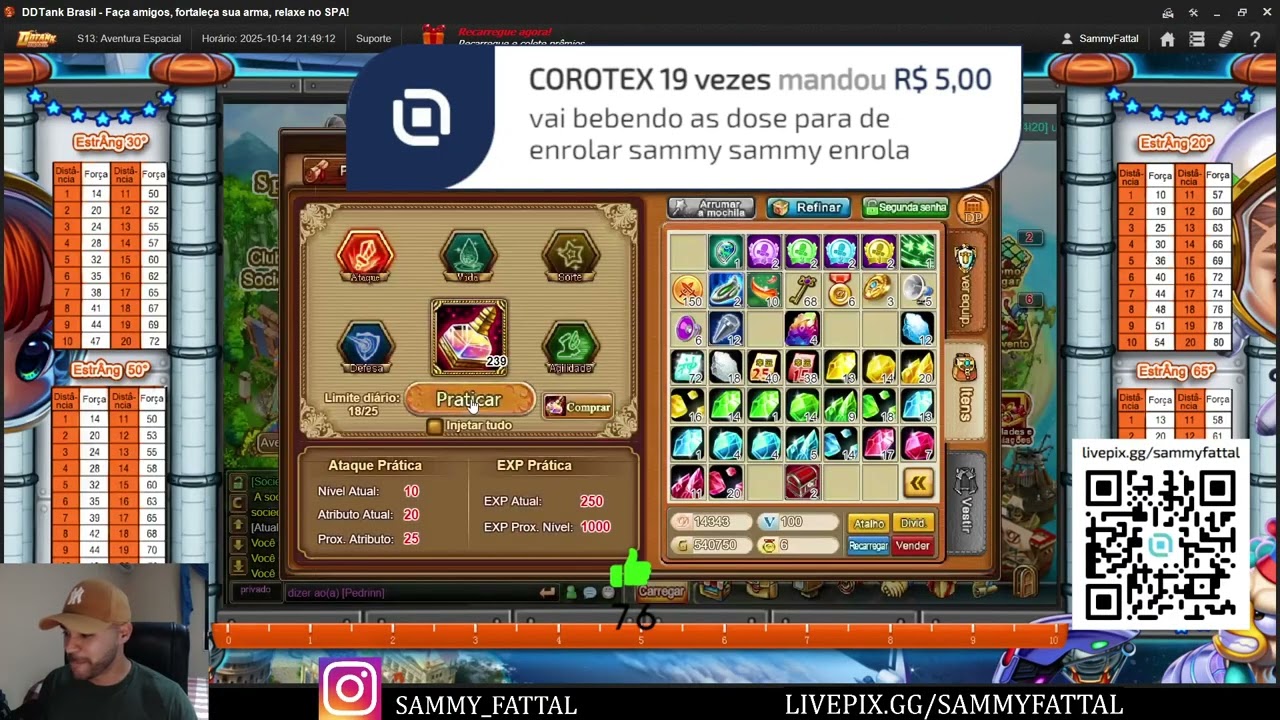 [DDTANK BRASIL] CHEGOU +8 FIZEMOS UMA MEGA EVO ABSURDA E DOARAM MAIS DE 2 MIL REAIS NA LIVE!