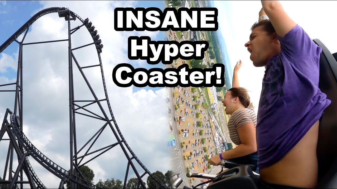 Riding Hyperion at Energylandia! INSANE Intamin Hyper Coaster On-Ride Reaction