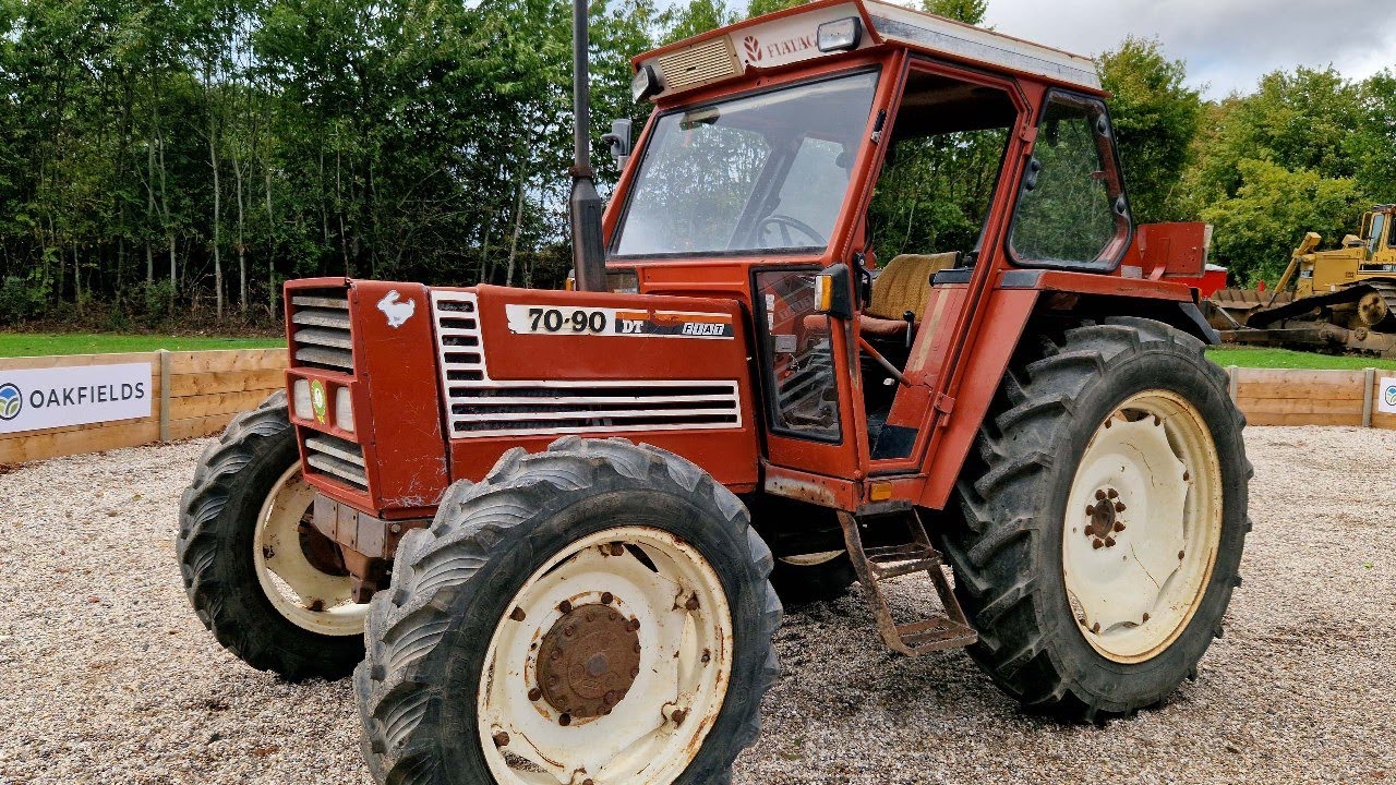 1992 Fiat 70 90 DT 4WD Tractor 24728