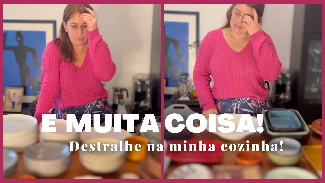 Destralhe das minhas louças  e organização na cozinha | Minha rotina morando em Portugal