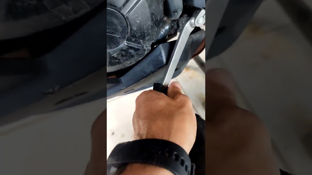 Protetor de t&ecirc;nis para moto. RESOLVIDO! #motovlog #moto #acessorios #aliexpress #unboxing