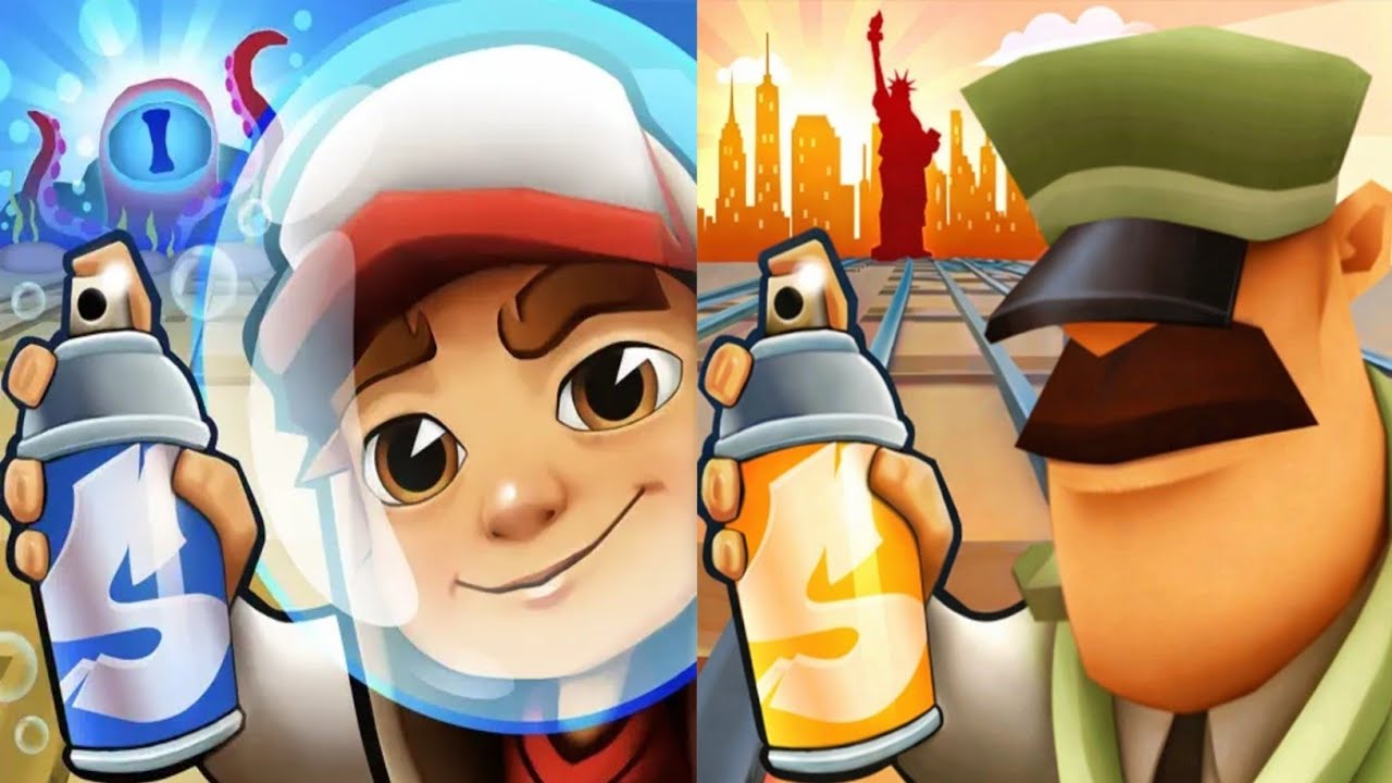 Subway surfers : New York 2025 🆚 Underwater 2024 Map Comparison 