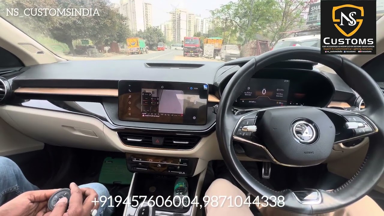 Škoda Salvia Got 360* Camera Setup in Original System of Car @ns_customsindia