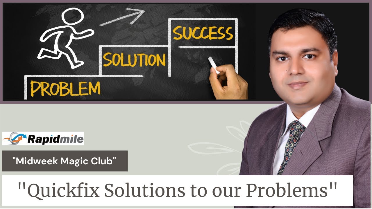 Quickfix Solutions to our Problems