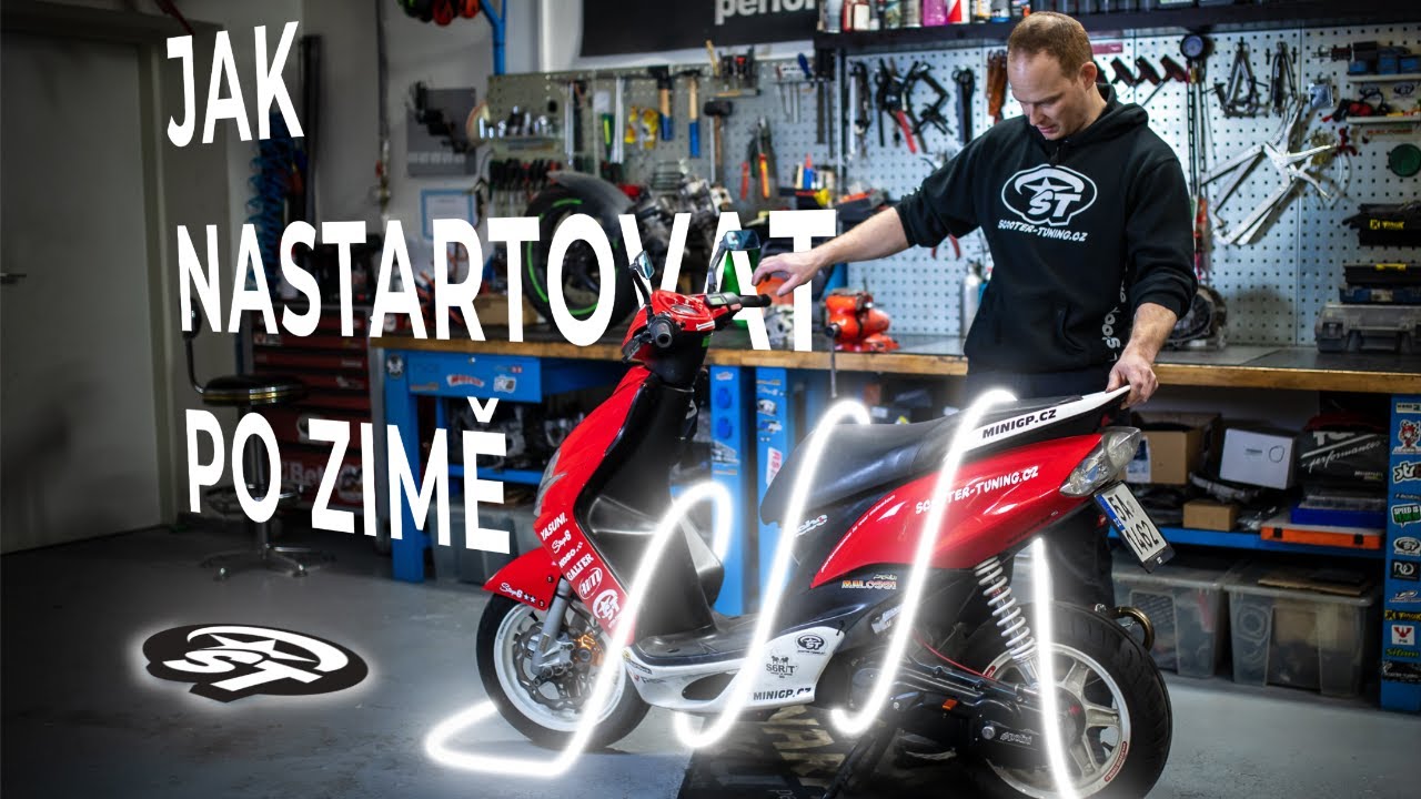Jak nastartovat skútr po zimě: Tipy a triky