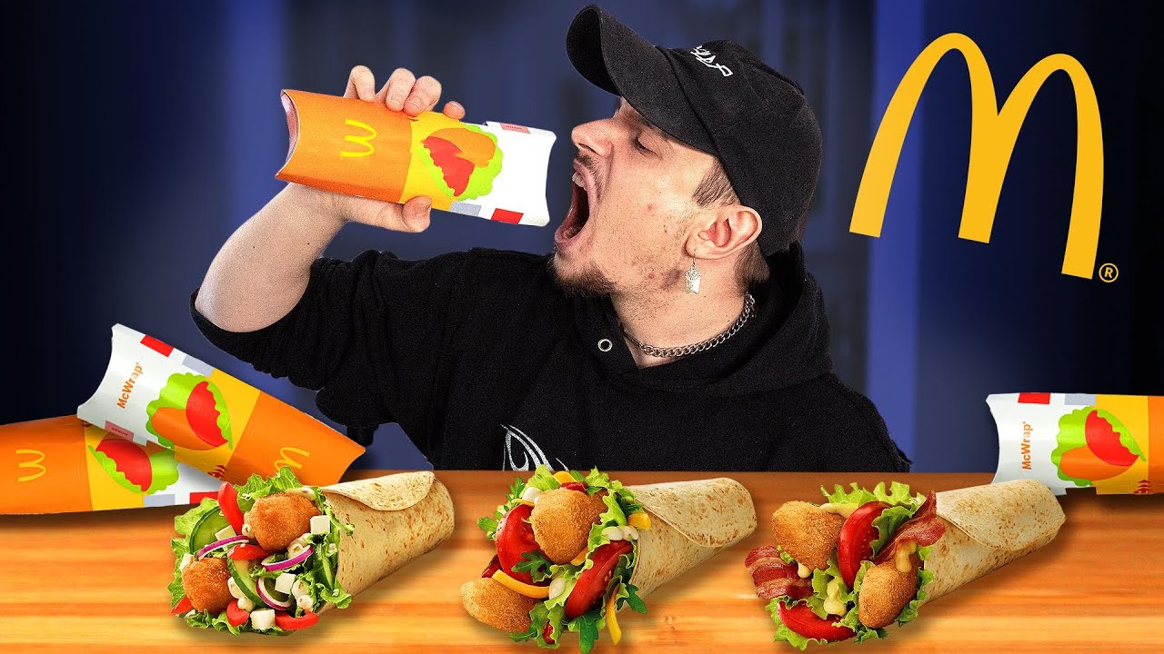 Zjedliśmy WSZYSTKIE WRAPY z McDonald's!