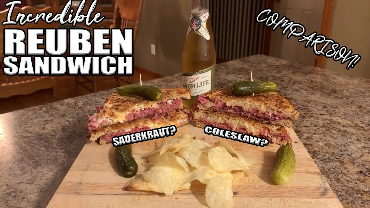 Reuben Sandwich Comparison | Coleslaw vs Sauerkraut | Recipe