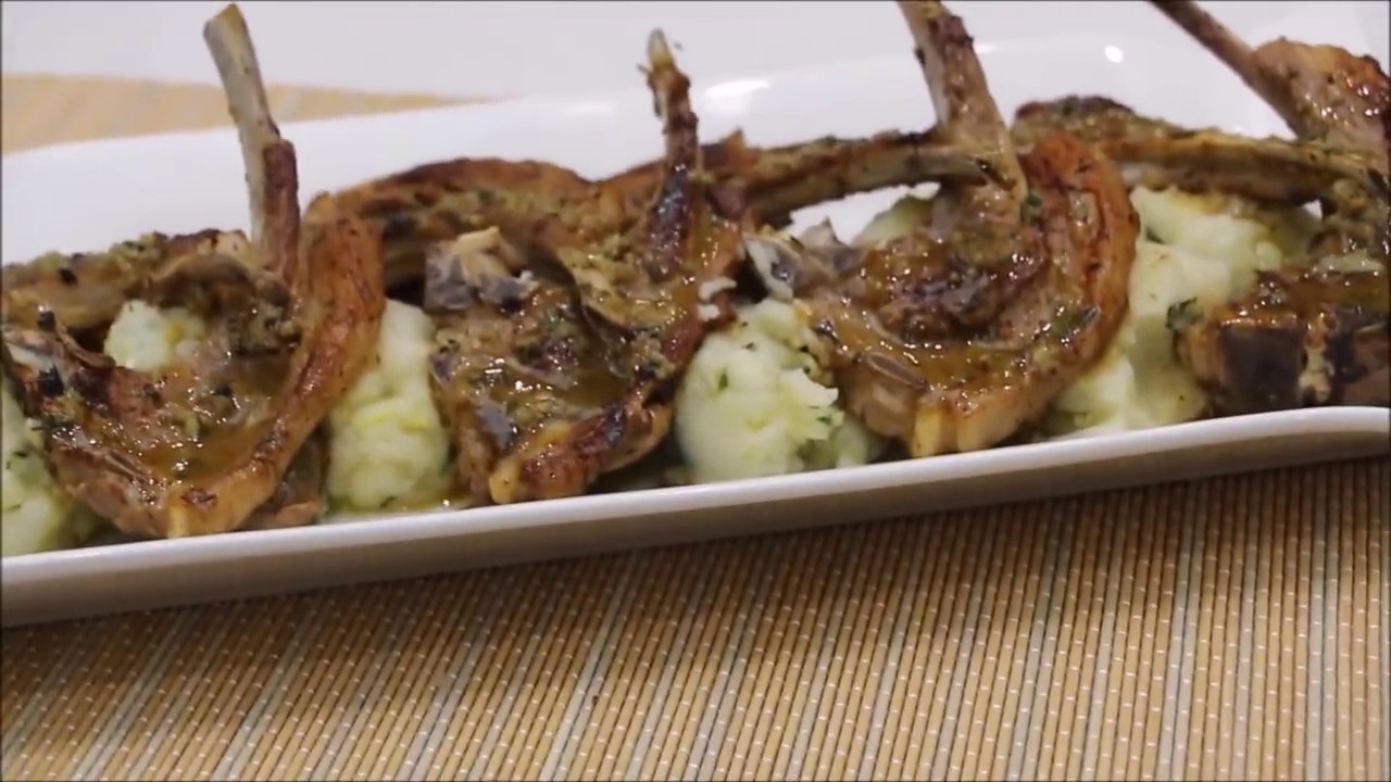اضلاع الخروف مع بوريه البطاطس  | وصفات عيد الاضحى الشيف نادية | Recette cotelette agneau