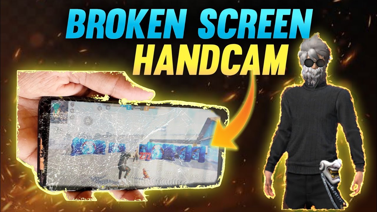 Broken Screen Handcam | Free Fire 🔥 Broken Screen Mobile Player | Idiot 88