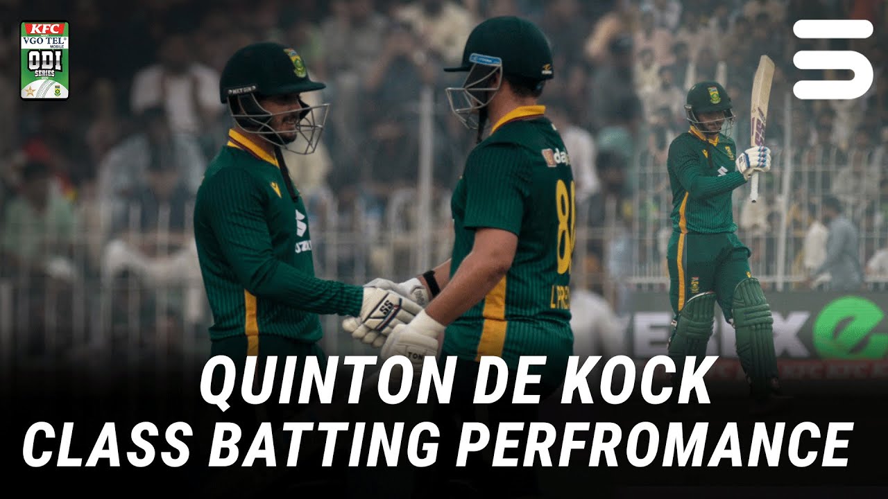Quinton De Kock Classy 63 Runs | Pakistan vs South Africa ODI Series 2025 | 1st ODI | PCB | M3U1K