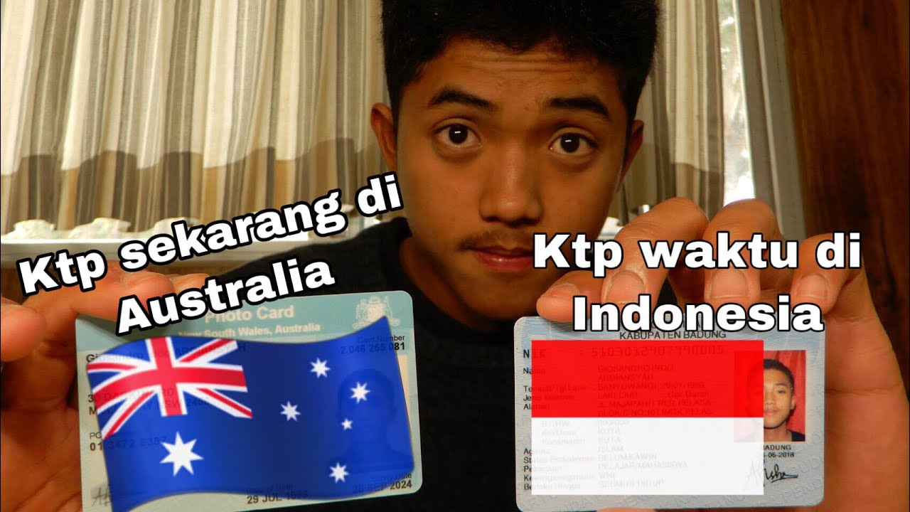 Perbedaan KTP Indonesia 🇮🇩 dan KTP Australia🇦🇺|Kok bisa punya dua KTP?🤔|#GiTalk16