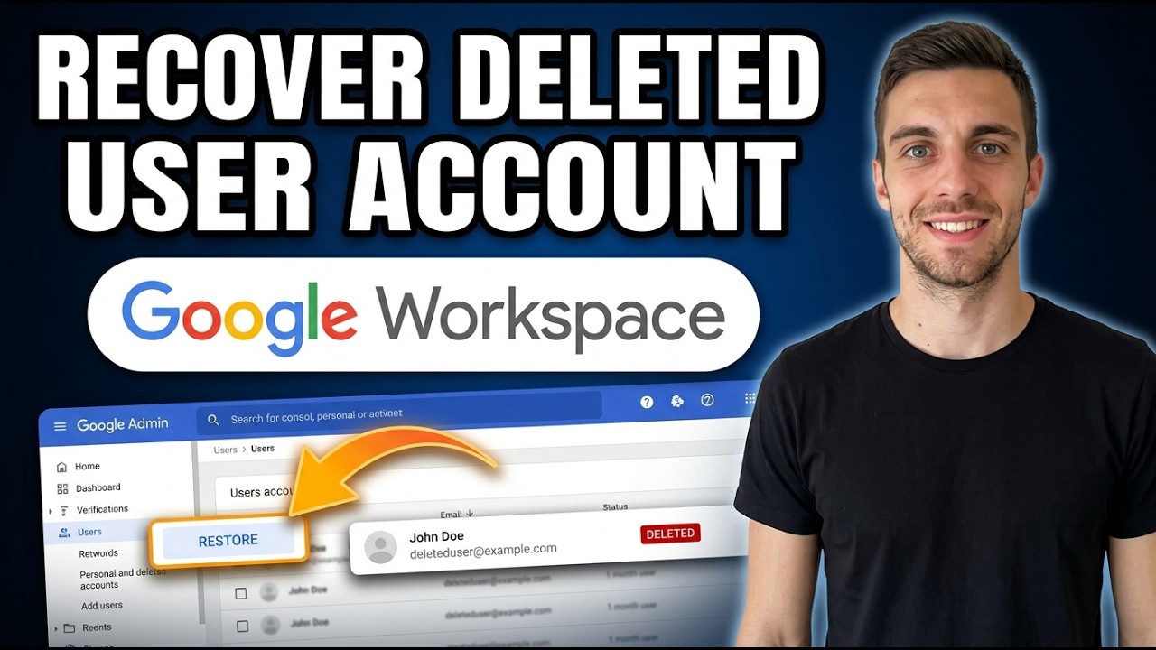 How to Recover Deleted User Account in Google Workspace (Quick Tutorial)