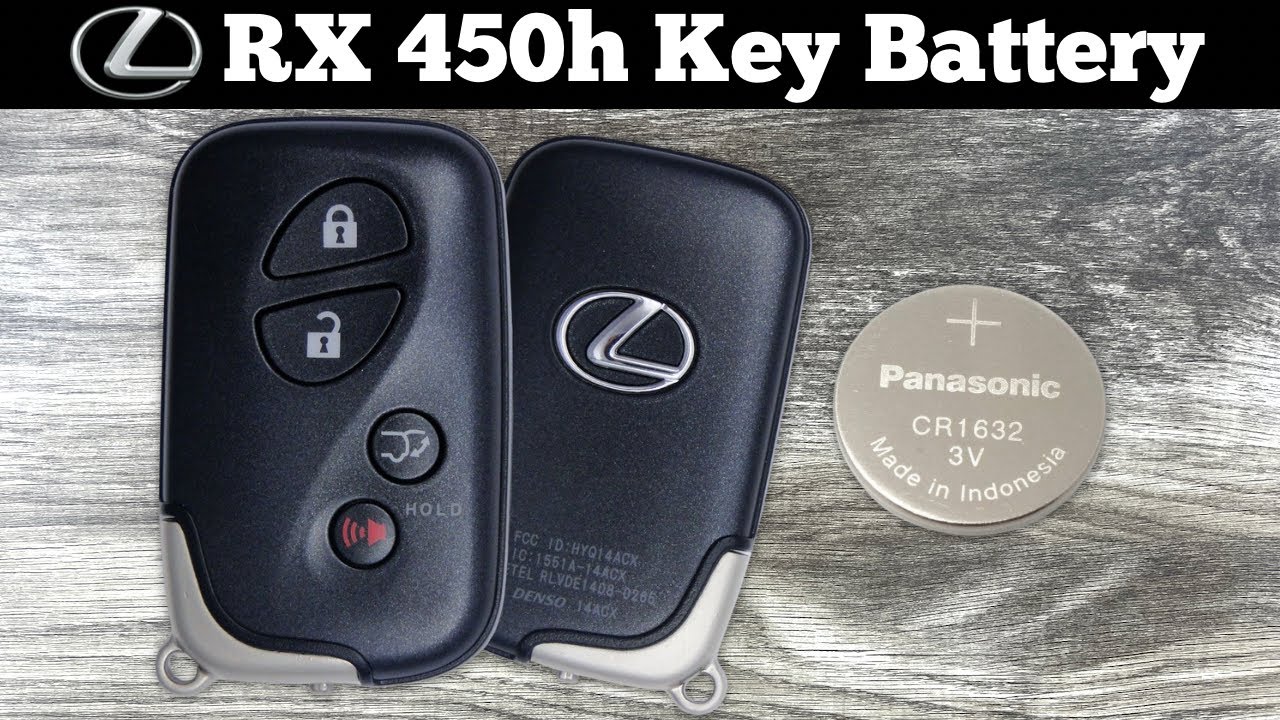 Замена батареи брелока Lexus RX 450h 2010&ndash;2015 гг. &mdash; как заменить батарейки пульта дистанционного...
