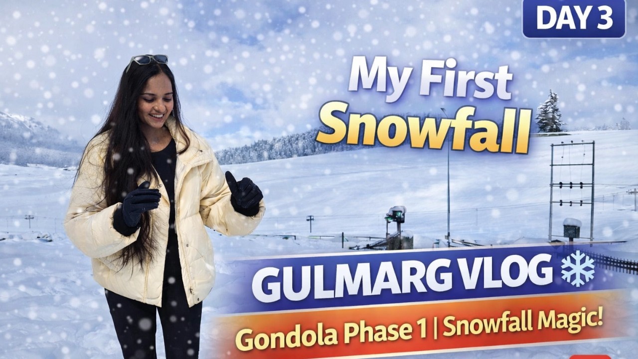 My FIRST Ever Snowfall! ❄️ Gulmarg was a Dream (but watch out for SCAMS!) I DAY 3