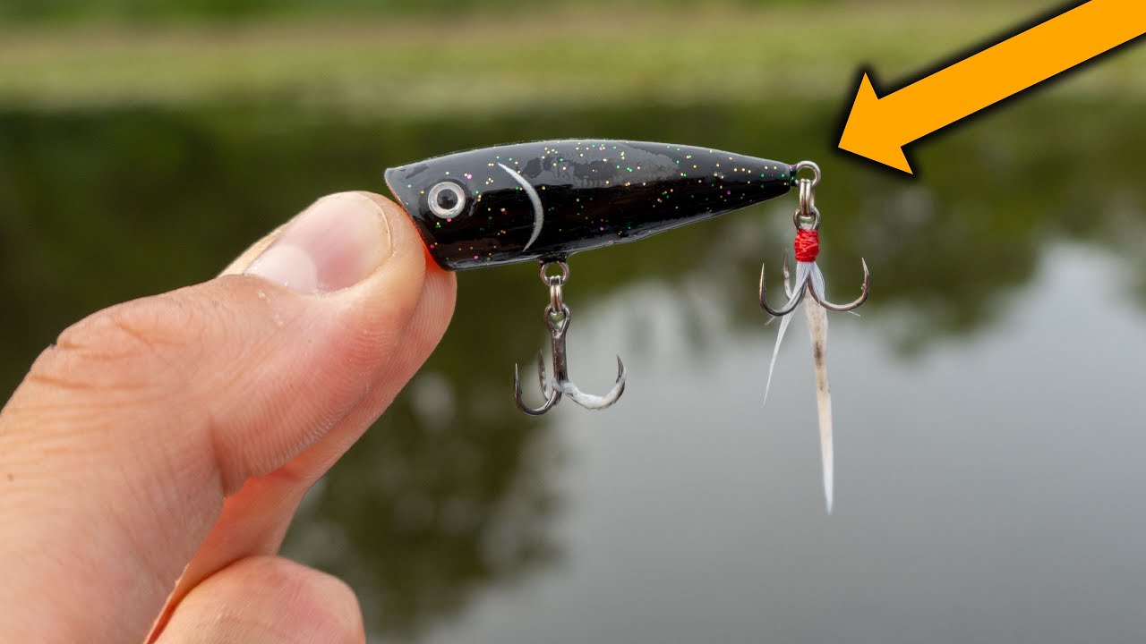 Fishing A Small Lake With A MICRO TOPWATER!