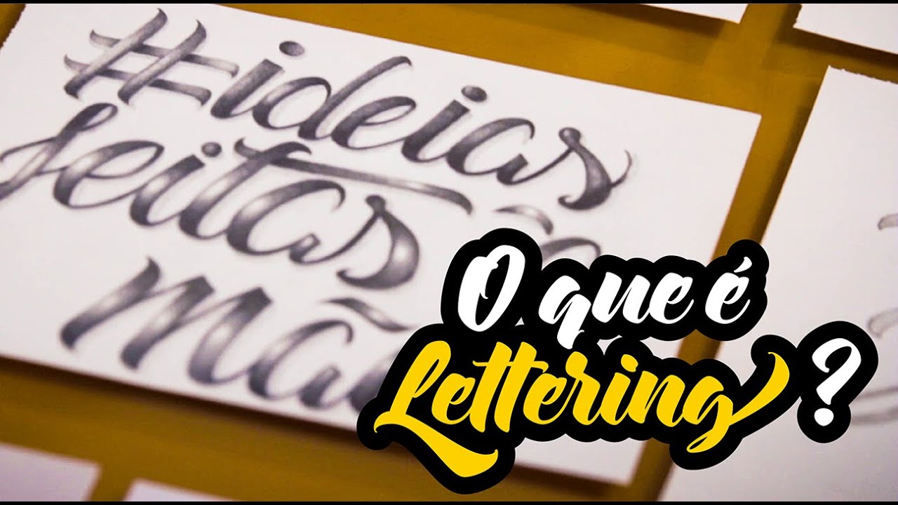 O que é Lettering?