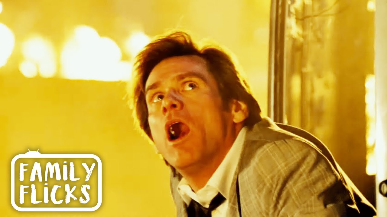 Chaos in the City (Riot Scene) | Bruce Almighty (2003) | Family Flicks