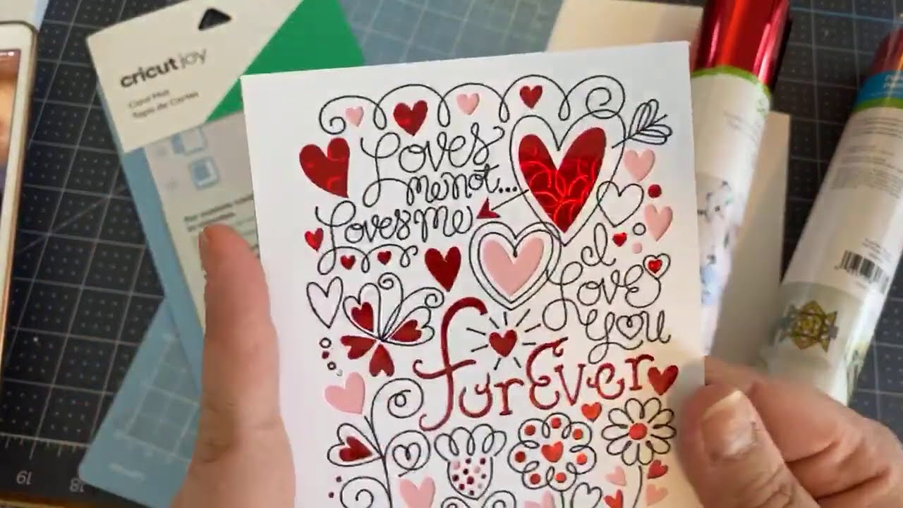 Party Foil in Cricut Joy Cards