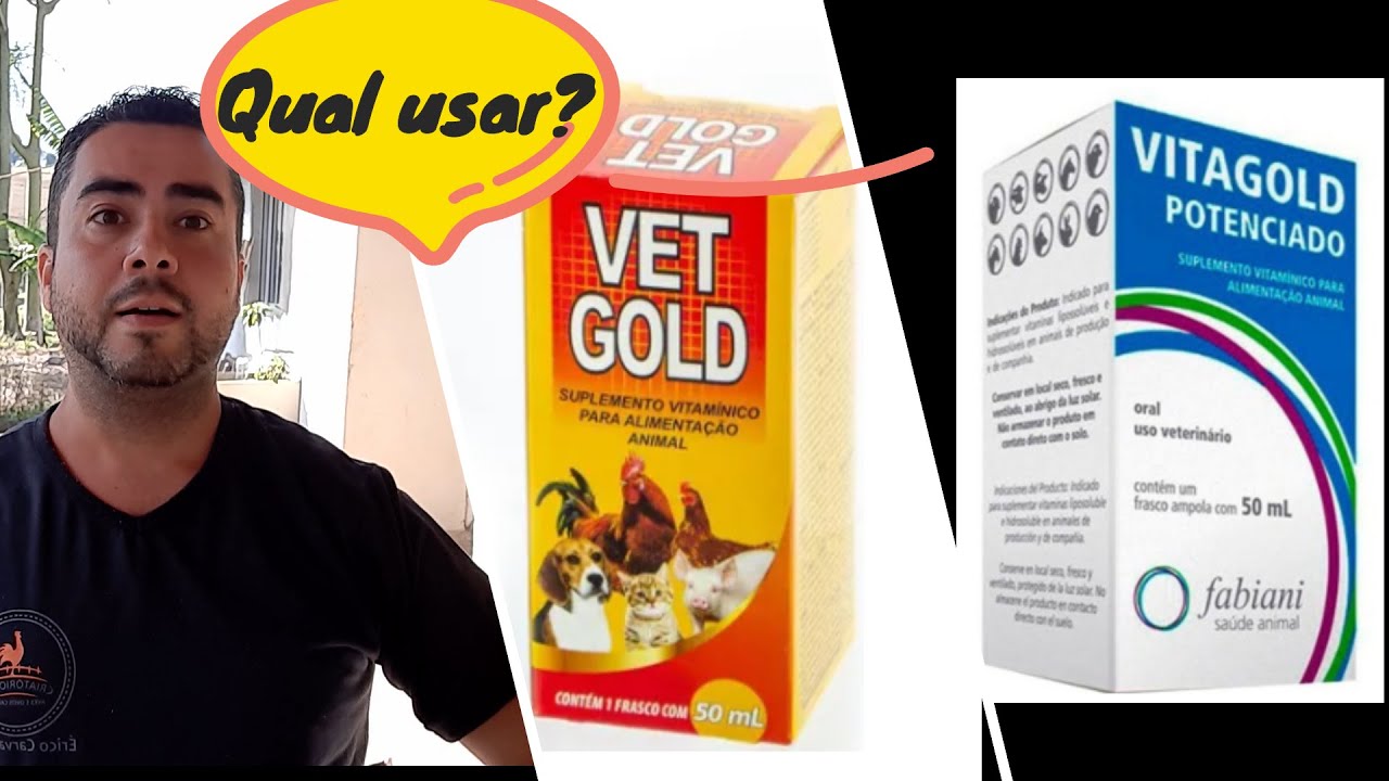 Vitagold x Vet Gold, qual usar e para que usar