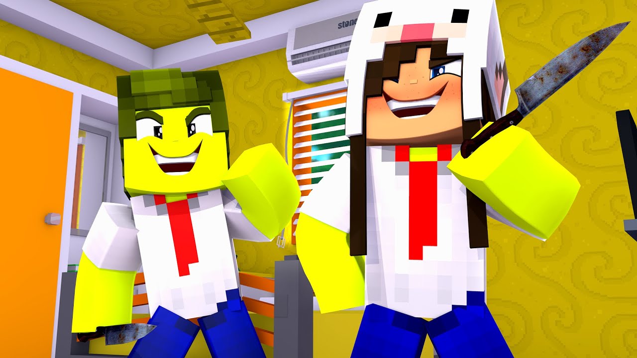 RAZOR E COELHA VIRARAM GÊMEOS NO MURDER NO MINECRAFT !