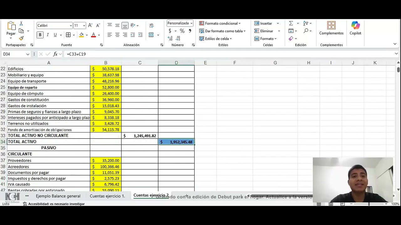Actividad 4. Estado de Situación Financiera