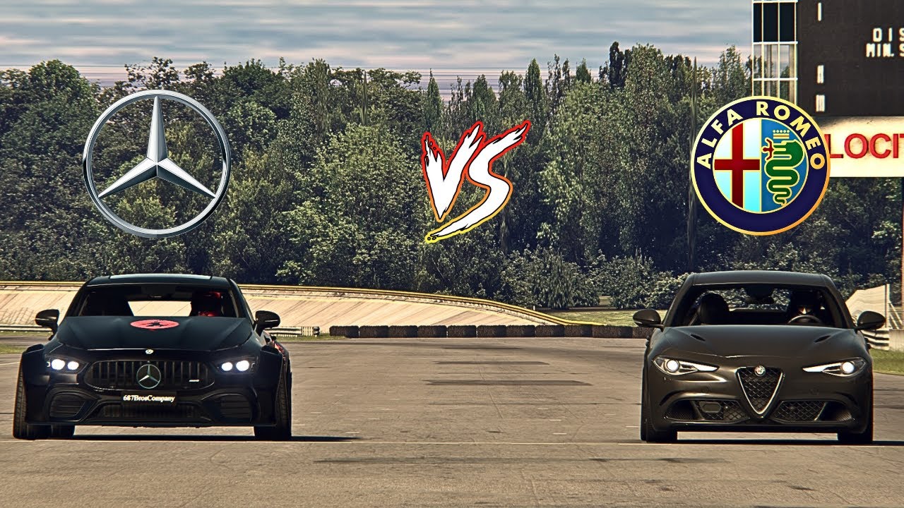 MERCEDES AMG GT63 vs ALFA ROMEO GIULIA