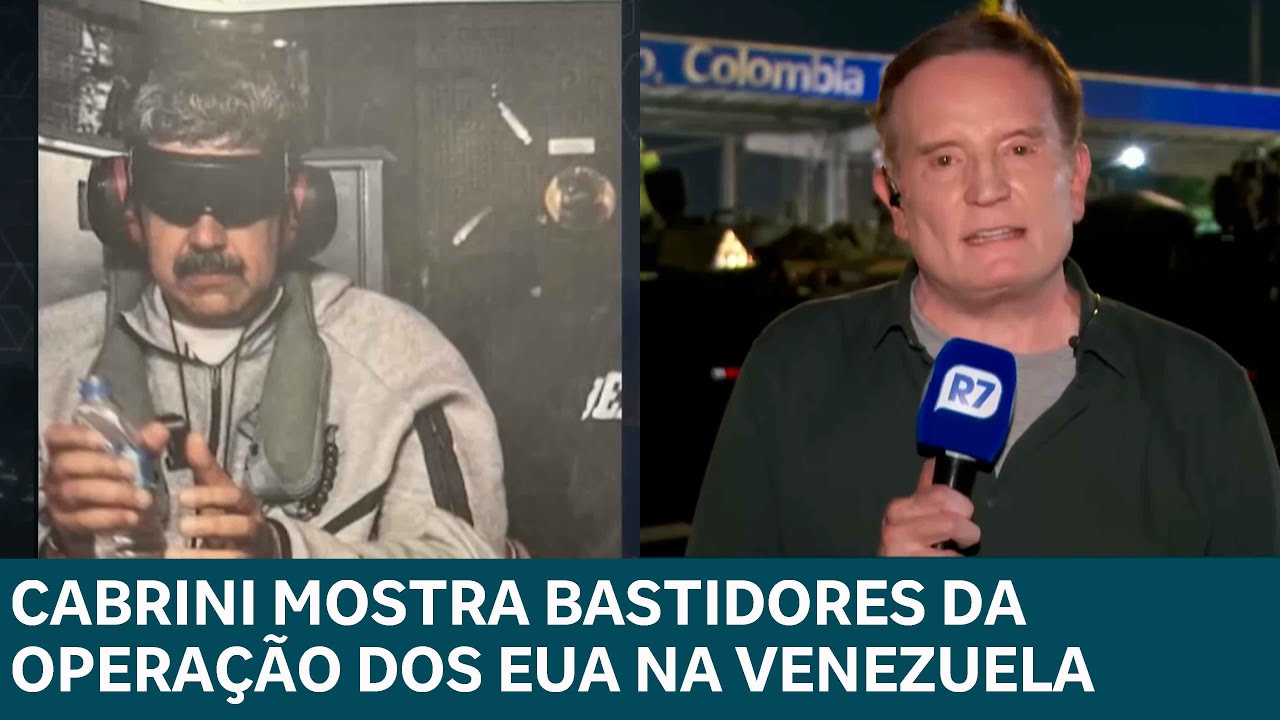 Nicolás Maduro preso: Cabrini mostra bastidores da operação dos EUA na Venezuela, resultou 80 mortos
