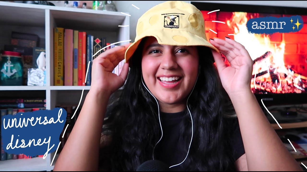 asmr || disney + universal haul! (chatty, fabric sounds, tapping)