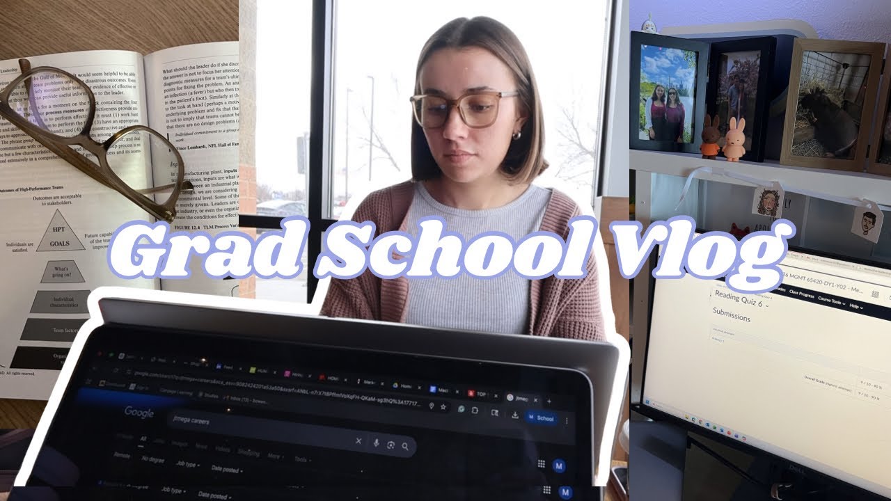 Grad school vlog | finals week!