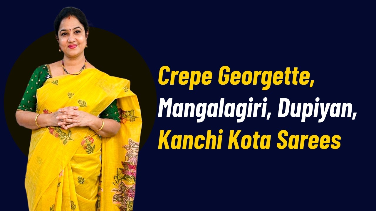 Today’s Special LIVE | Bandhini | Georgette | Tussar | Cotton Sarees Free Shipping @SreeNavaMedia