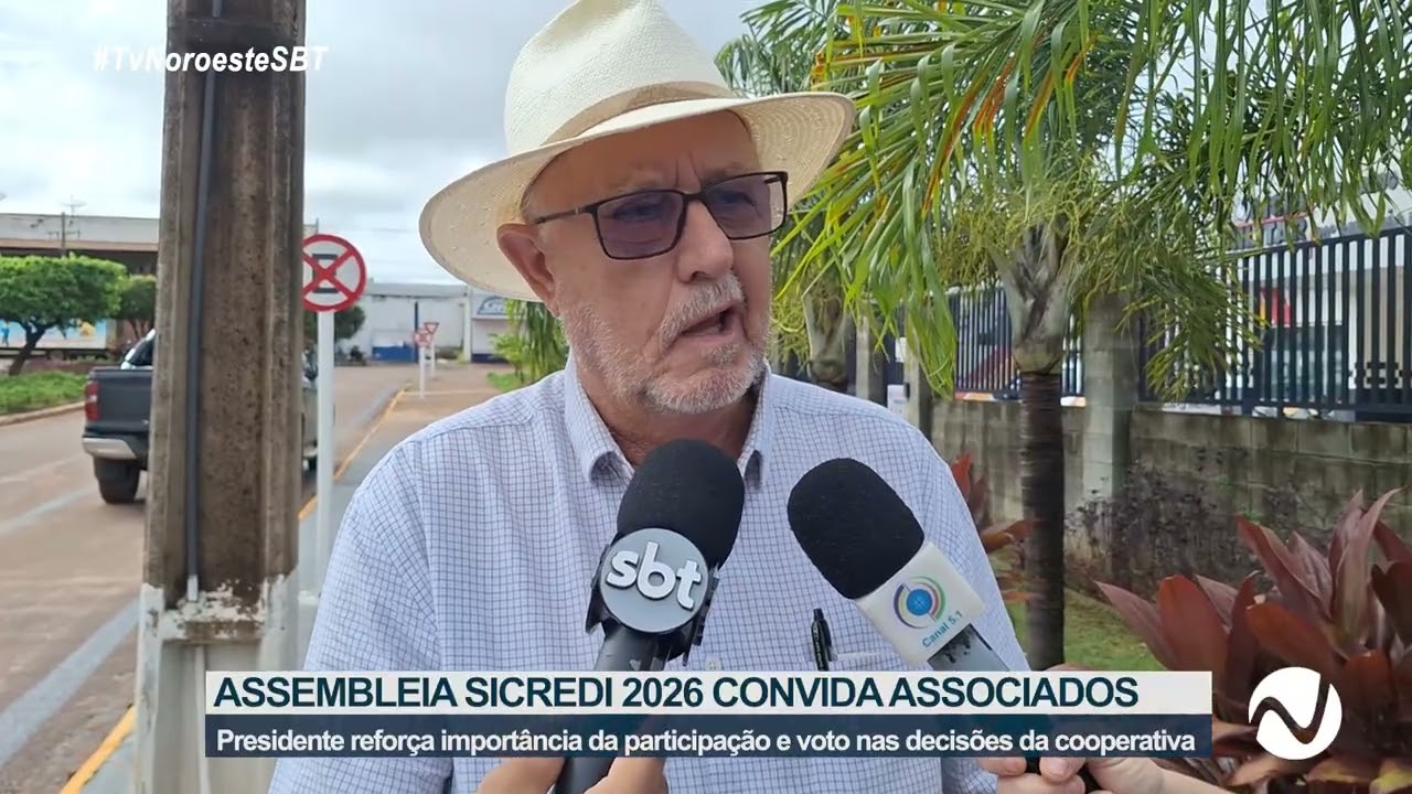 ASSEMBLEIA SICREDI 2026 CONVIDA ASSOCIADOS